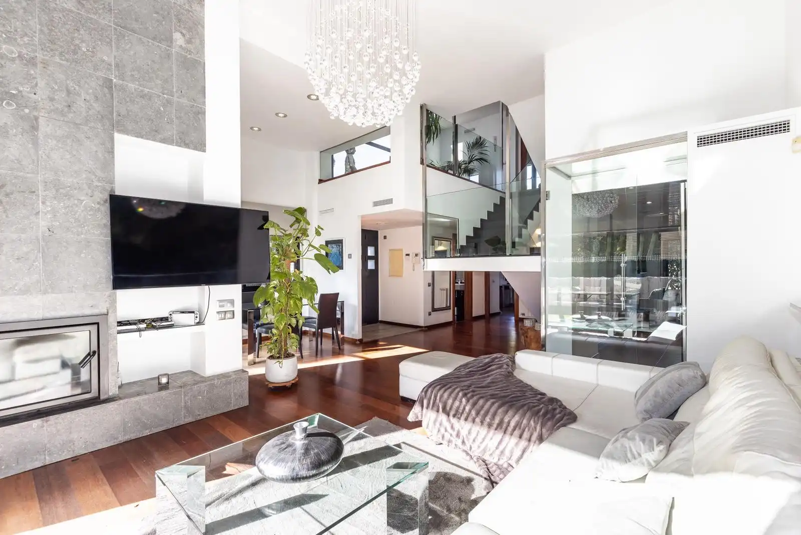 Sala de estar de Casa adosada en venta en Cambrils con Aire acondicionado, Calefacción y Jardín privado
