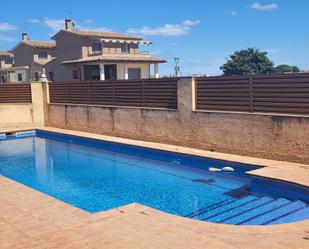 Swimming pool of Flat for sale in L'Aldea  with Air Conditioner, Terrace and Storage room