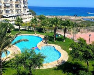 Swimming pool of Apartment for sale in El Campello  with Heating, Terrace and Furnished