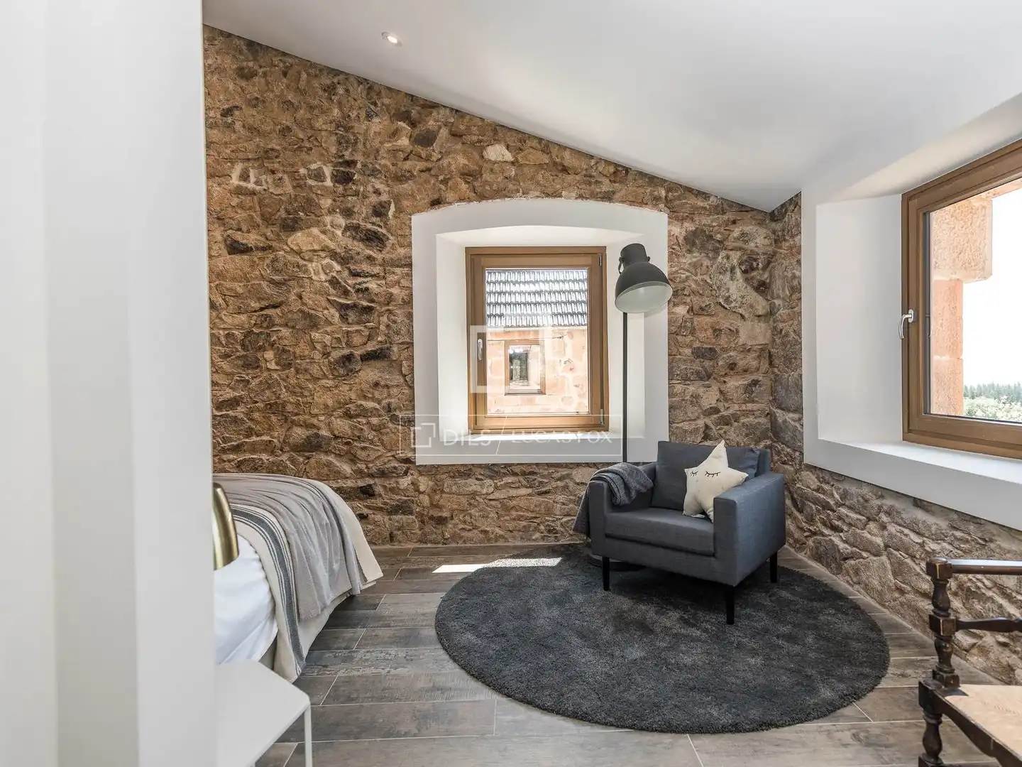 Habitación de Finca rústica en venta en Sant Hilari Sacalm con Aire acondicionado, Calefacción y Jardín privado