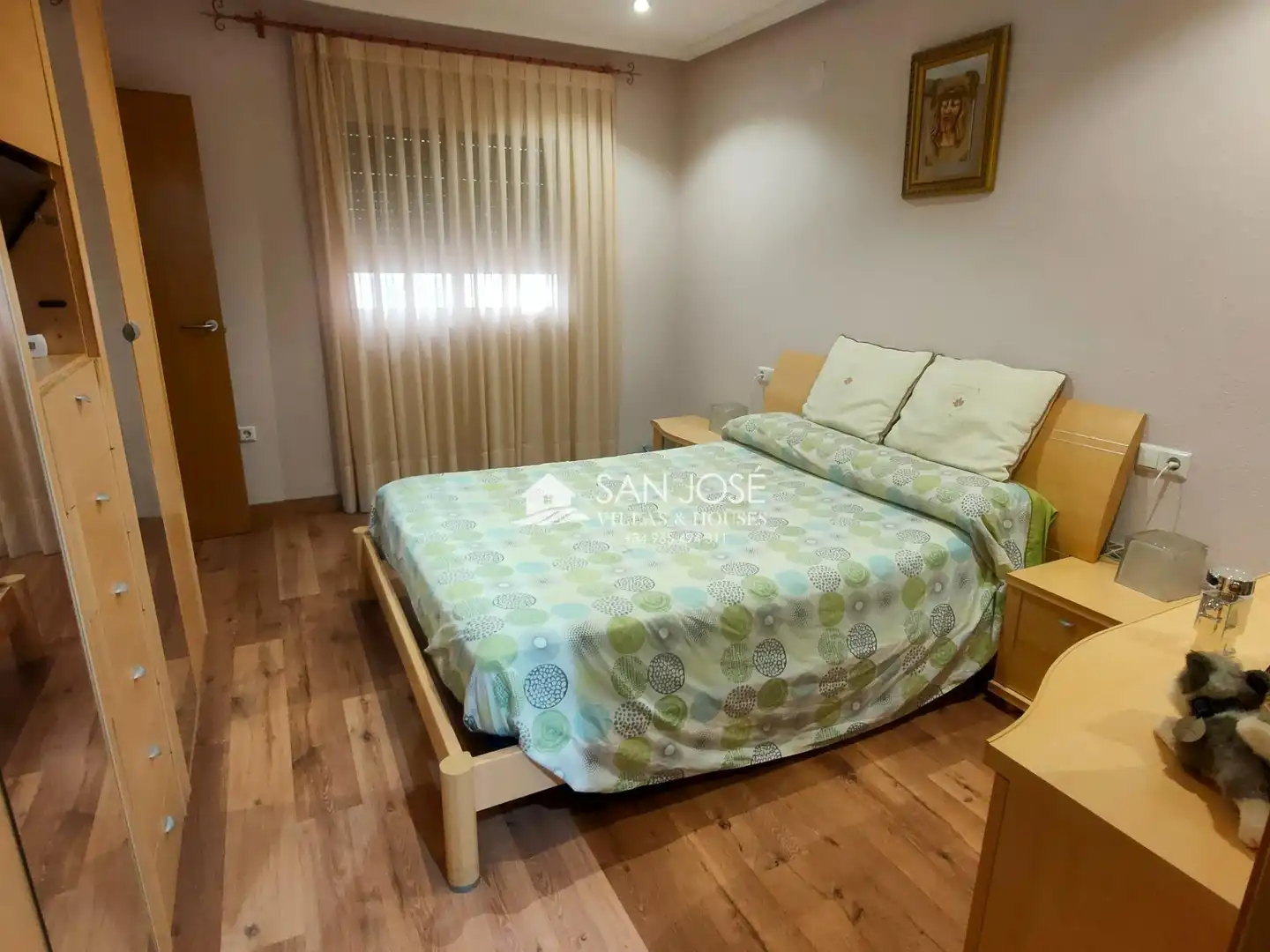 Bedroom of Flat for sale in Aspe  with Air Conditioner, Heating and Terrace