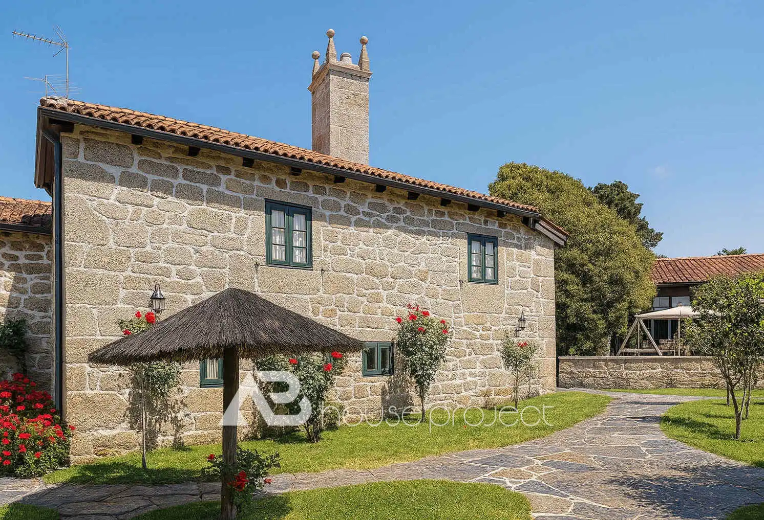 Vista exterior de Casa o chalet en venta en Monterroso con Aire acondicionado, Jardín privado y Terraza