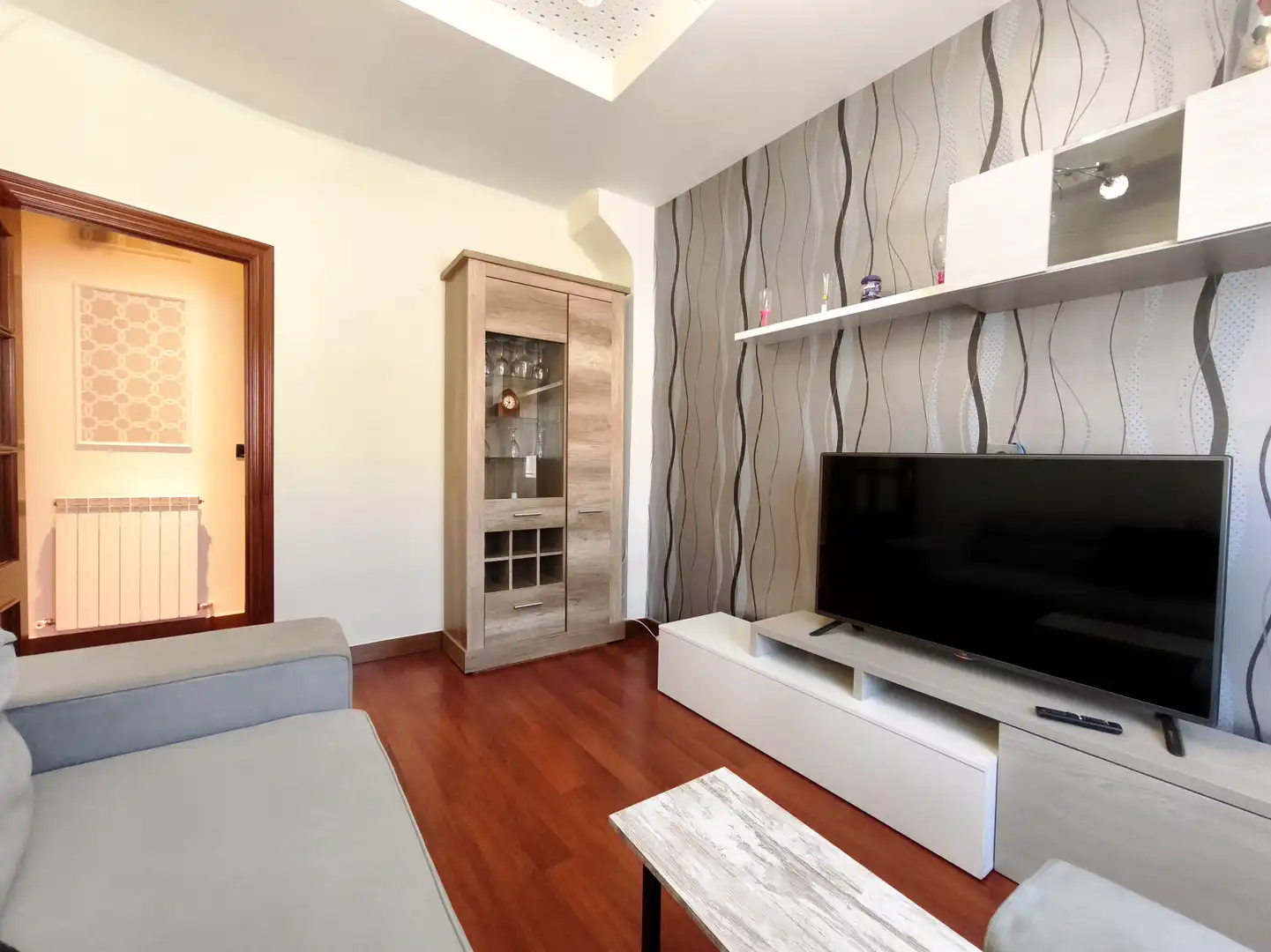 Wohnzimmer von Wohnung zum Verkauf in  Logroño mit Klimaanlage, Heizung und Parkett