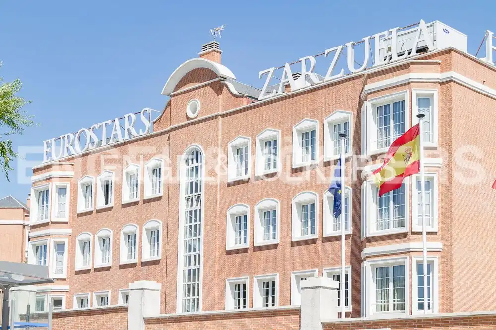Vista exterior de Piso de alquiler en Madrid con Calefacción, Terraza y Amueblado