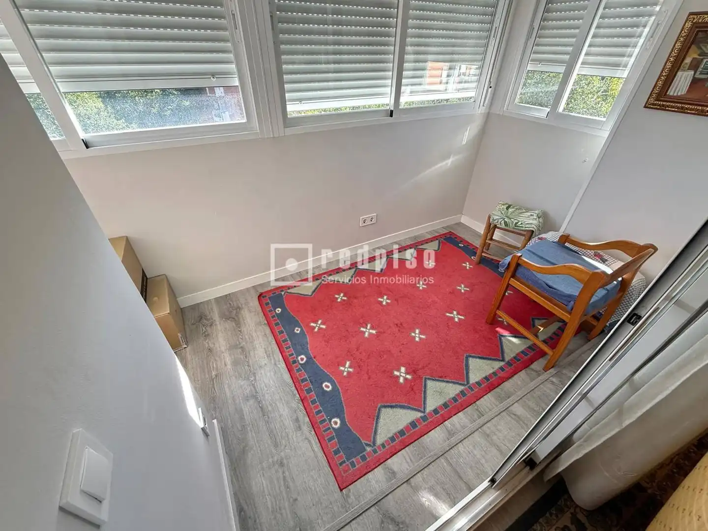 Bedroom of Flat for sale in Madrid  with Air Conditioner, Heating and Private garden