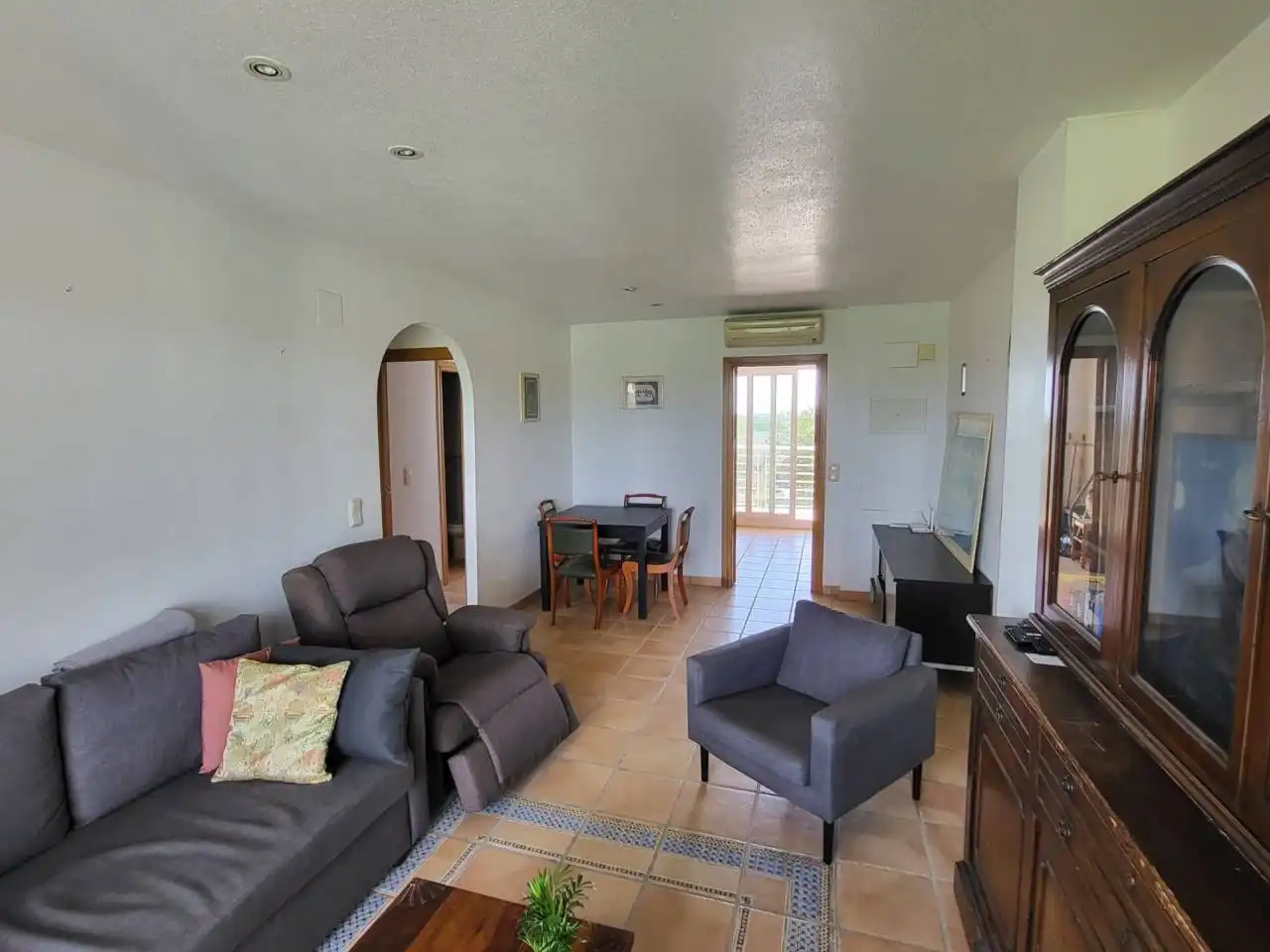 Living room of Flat for sale in San Jorge / Sant Jordi  with Air Conditioner, Heating and Terrace