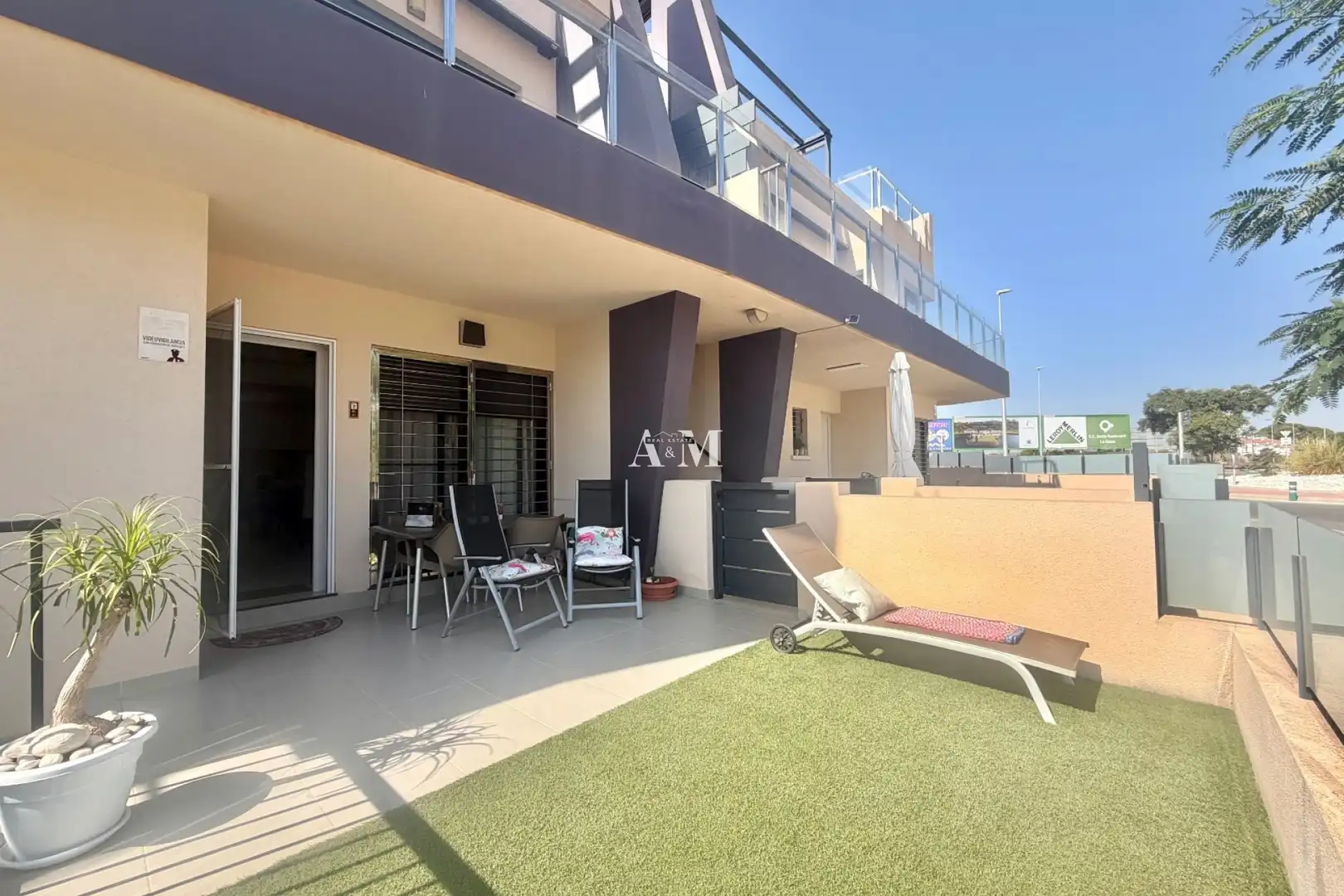 Terrasse von Haus oder Chalet zur Miete in Pilar de la Horadada mit Klimaanlage, Heizung und Terrasse