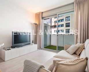 Living room of Apartment to rent in  Barcelona Capital  with Air Conditioner, Heating and Parquet flooring