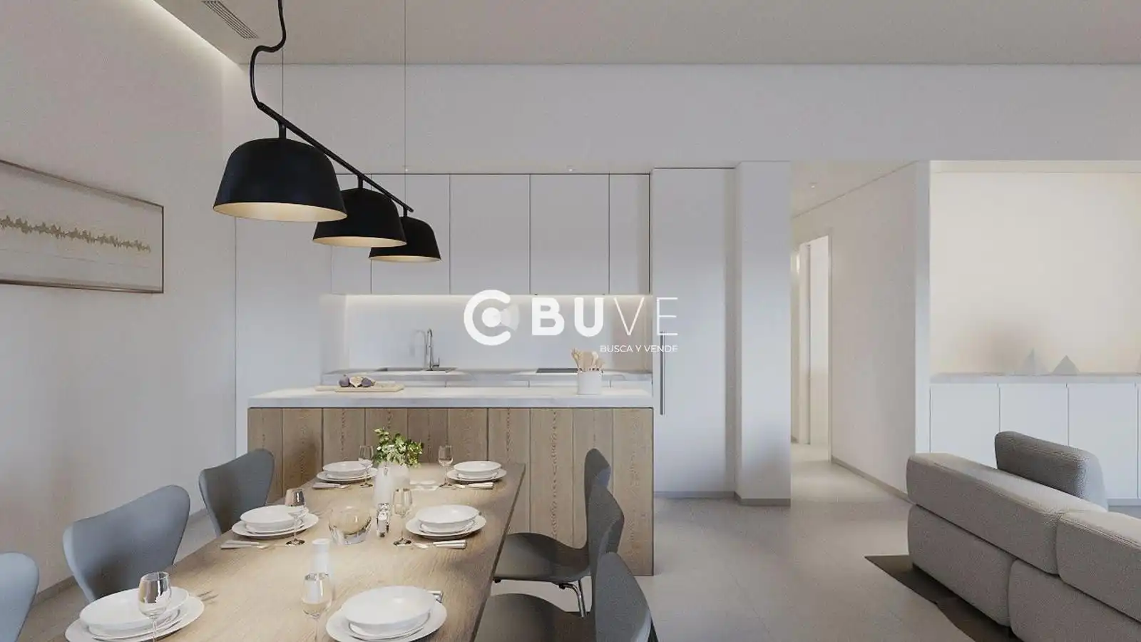 Kitchen of Flat for sale in Centro - La Costilla