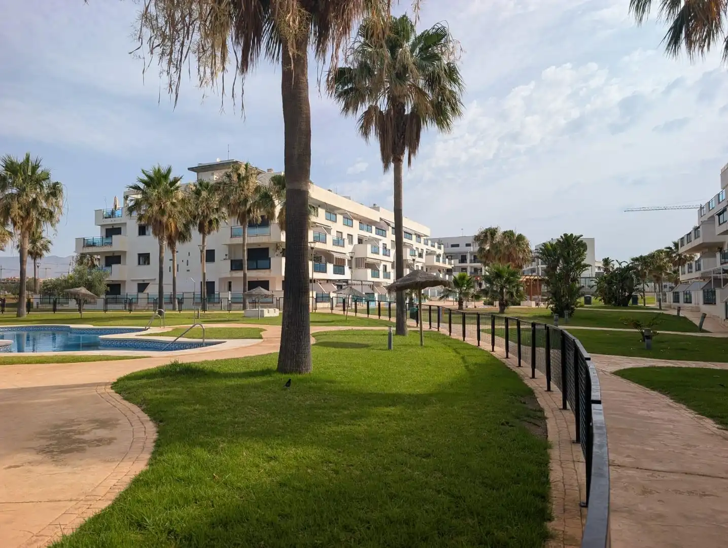Exterior view of Flat for sale in Almería  with Community pool
