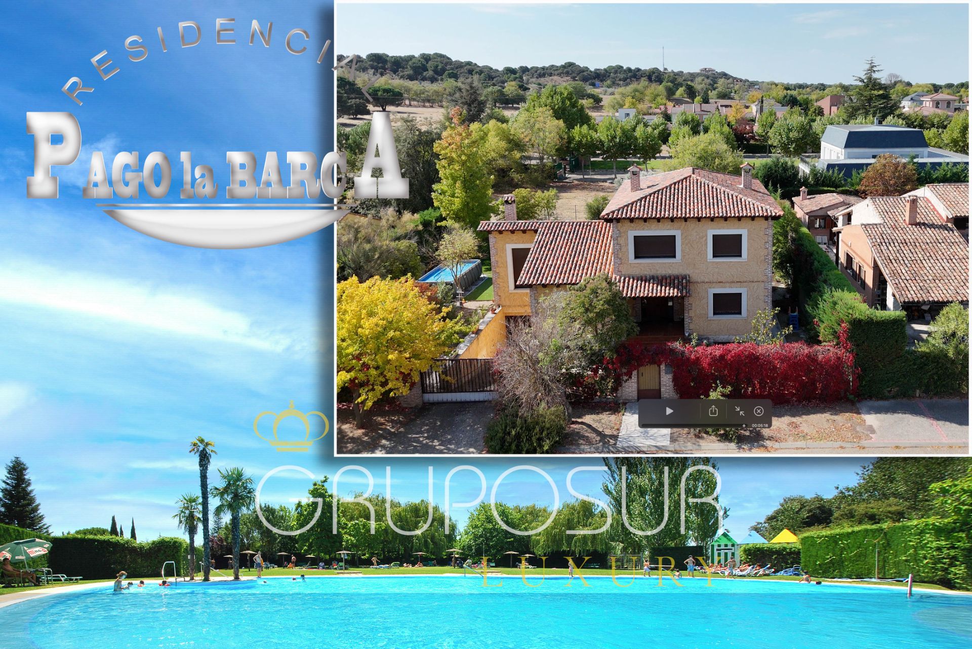 Piscina de Casa o xalet en venda en Boecillo amb Calefacció, Jardí privat i Terrassa