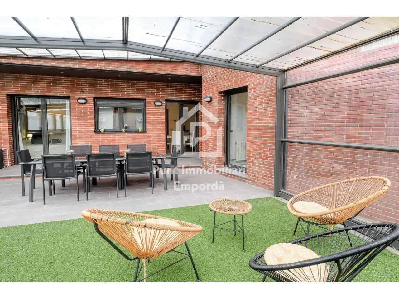 Terrace of Flat for sale in Figueres  with Air Conditioner, Heating and Private garden