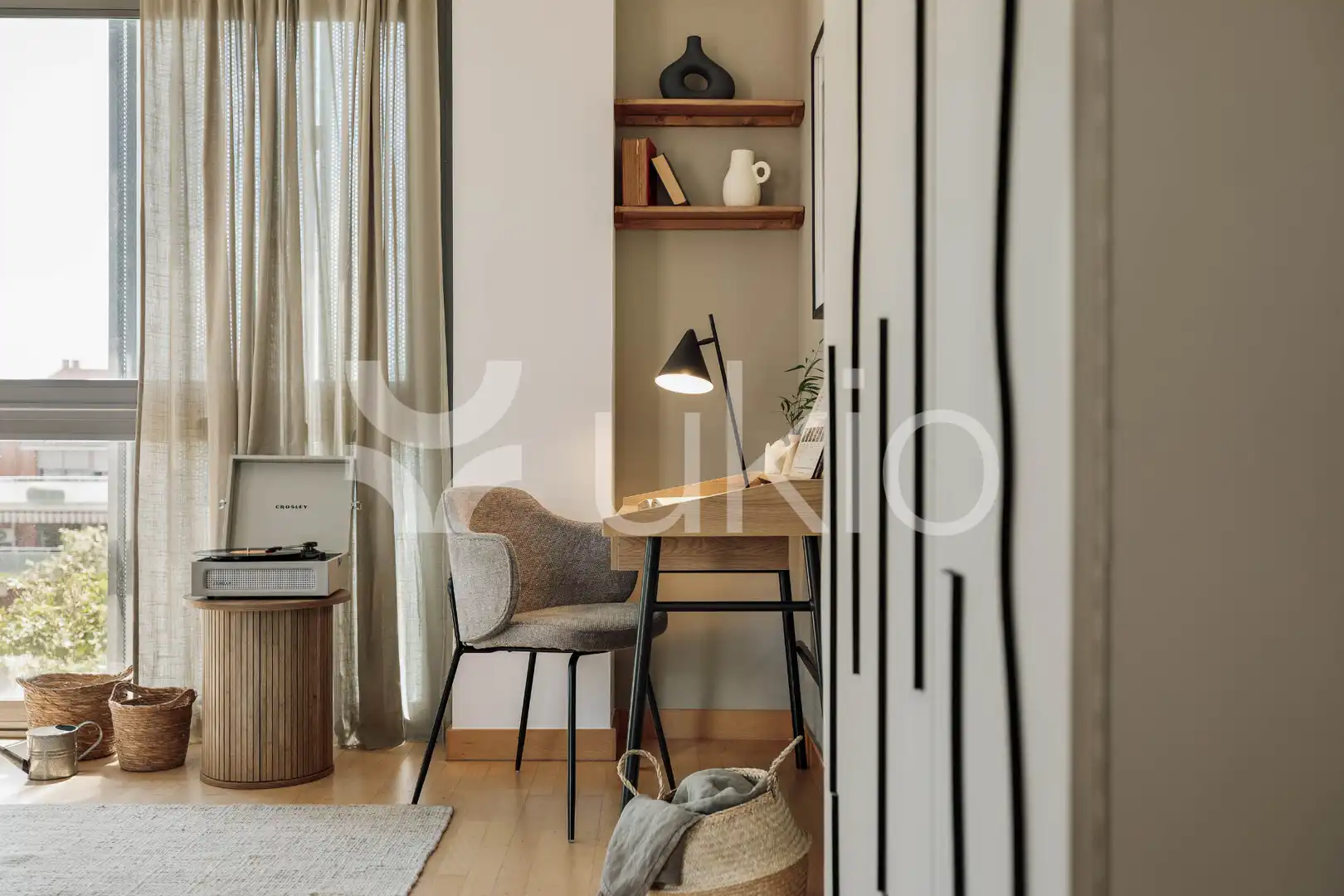 Habitación de Apartamento de alquiler en Barcelona con Aire acondicionado, Calefacción y Amueblado