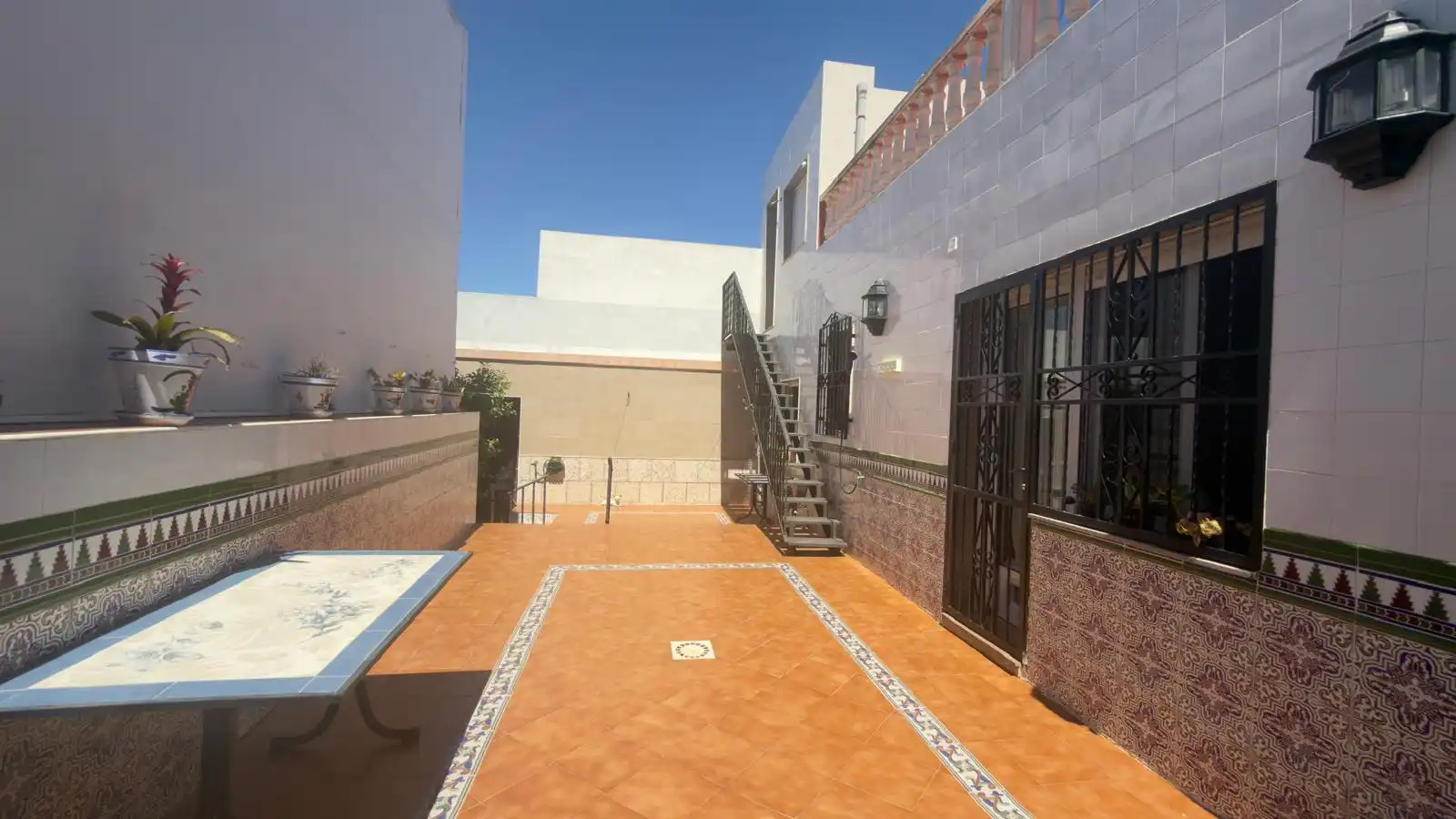 Terrassa de Casa adosada en venda en La Unión amb Aire condicionat, Jardí privat i Terrassa