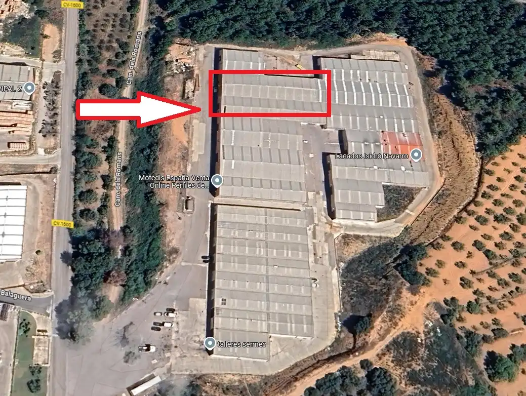 Aparcament de Nau industrial en venda en La Pobla de Tornesa
