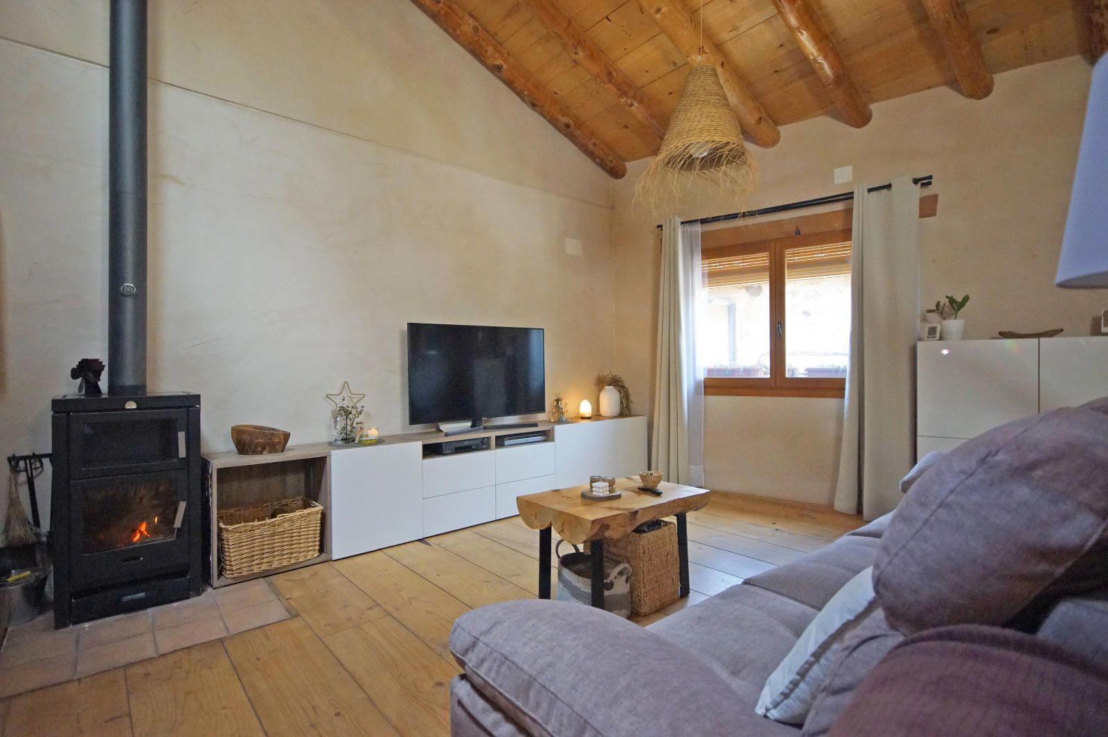 Sala de estar de Casa o chalet en venta en Beceite con Aire acondicionado, Terraza y Trastero