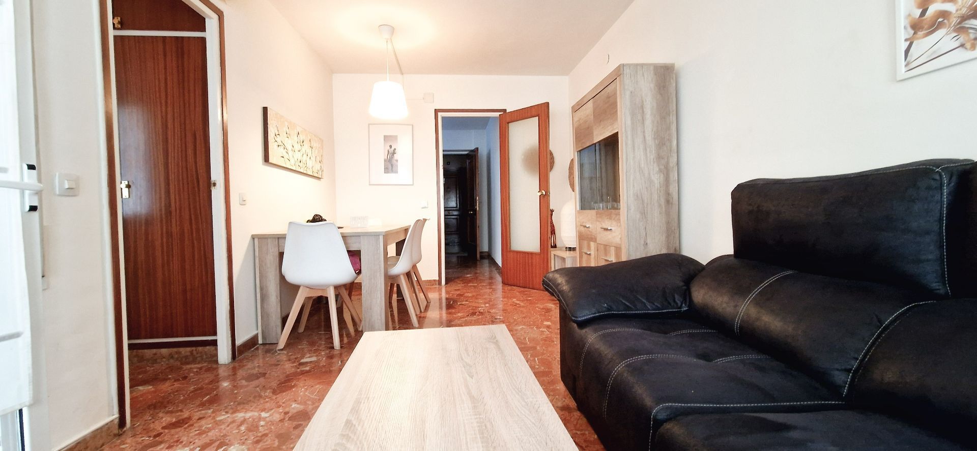Sala d'estar de Pis en venda en Cunit amb Aire condicionat