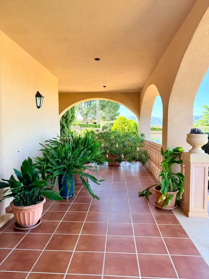 Terraza de Casa o chalet en venta en Cocentaina con Calefacción, Jardín privado y Terraza