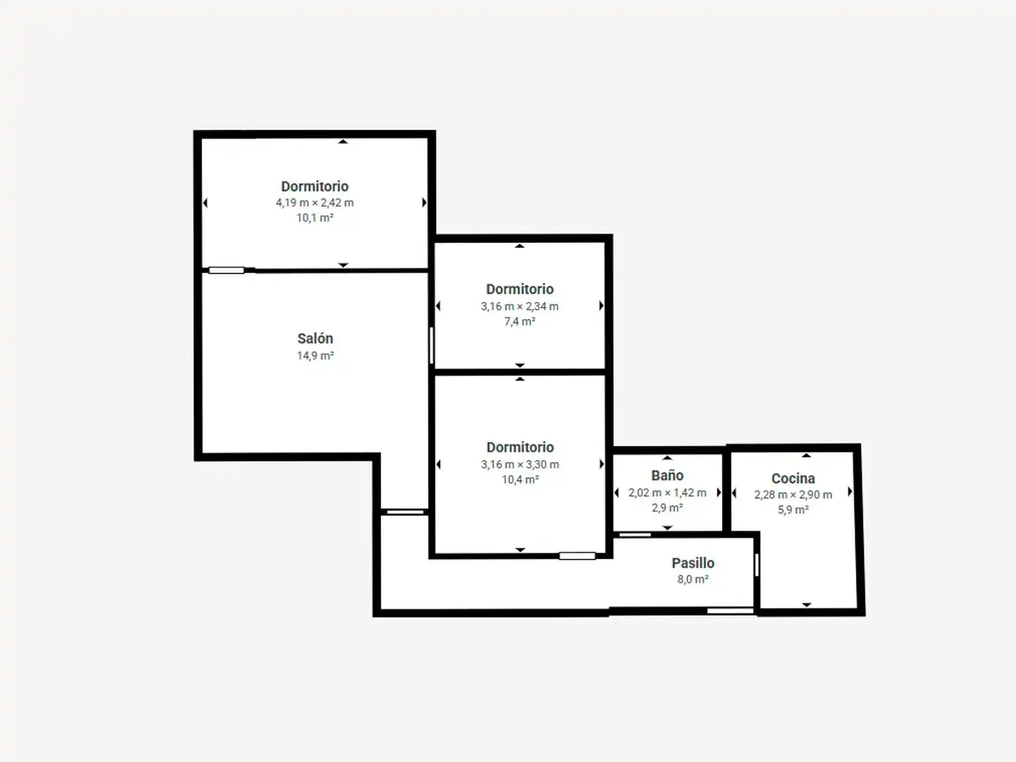Piso en venta en Granada con Aire acondicionado y Amueblado