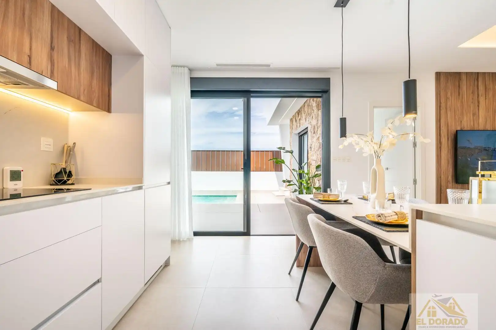 Dining room of Houses for sale in Torre-Pacheco  with Air Conditioner, Heating and Terrace