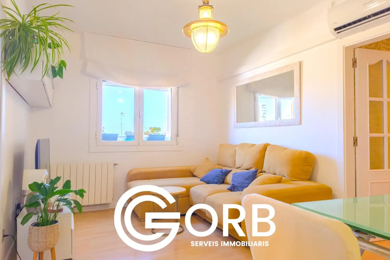 Wohnzimmer von Wohnung zum Verkauf in Mataró mit Klimaanlage, Heizung und Parkett