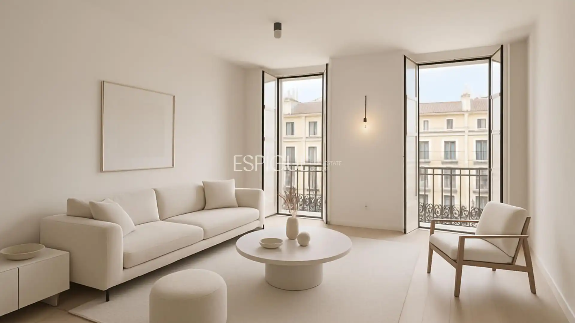 Living room of Flat for sale in Girona Capital  with Air Conditioner, Heating and Parquet flooring