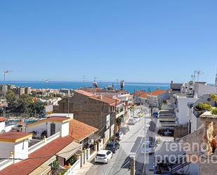 Exterior view of Single-family semi-detached for sale in Málaga Capital  with Air Conditioner, Terrace and Balcony