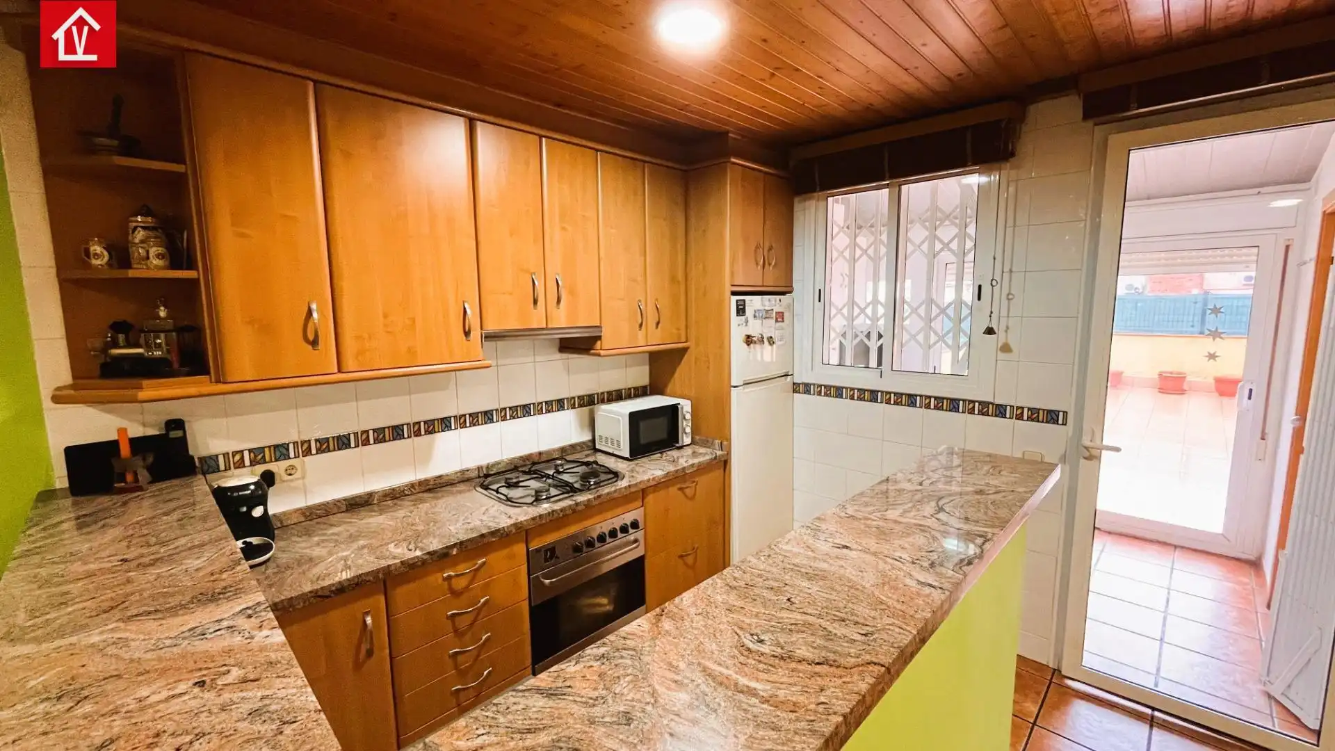 Cocina de Piso en venta en Sabadell con Aire acondicionado, Calefacción y Terraza