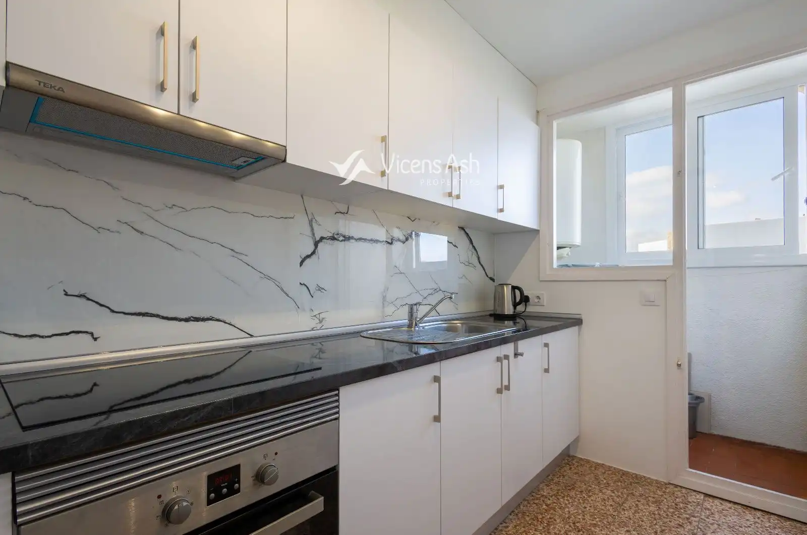 Cuina de Apartament en venda en Jávea / Xàbia amb Terrassa i Moblat