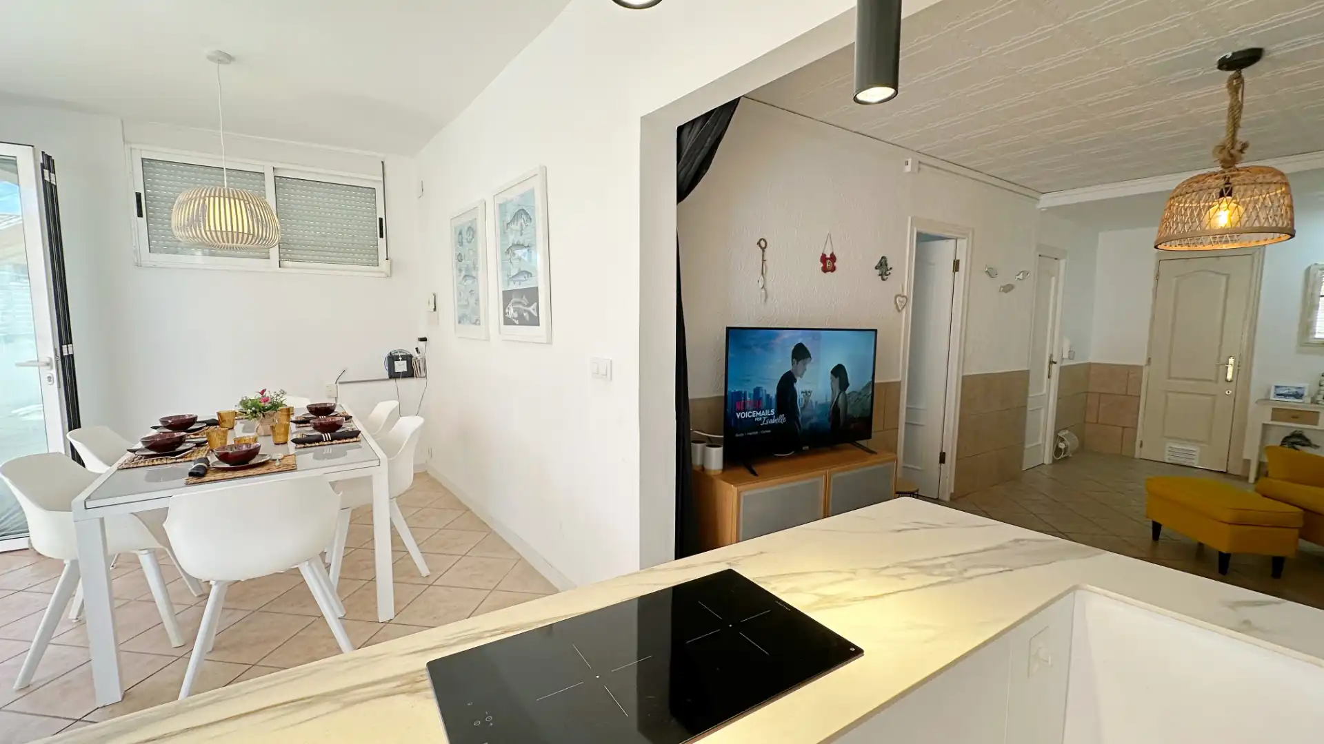 Cocina de Casa o chalet de alquiler en Gandia con Aire acondicionado, Calefacción y Terraza