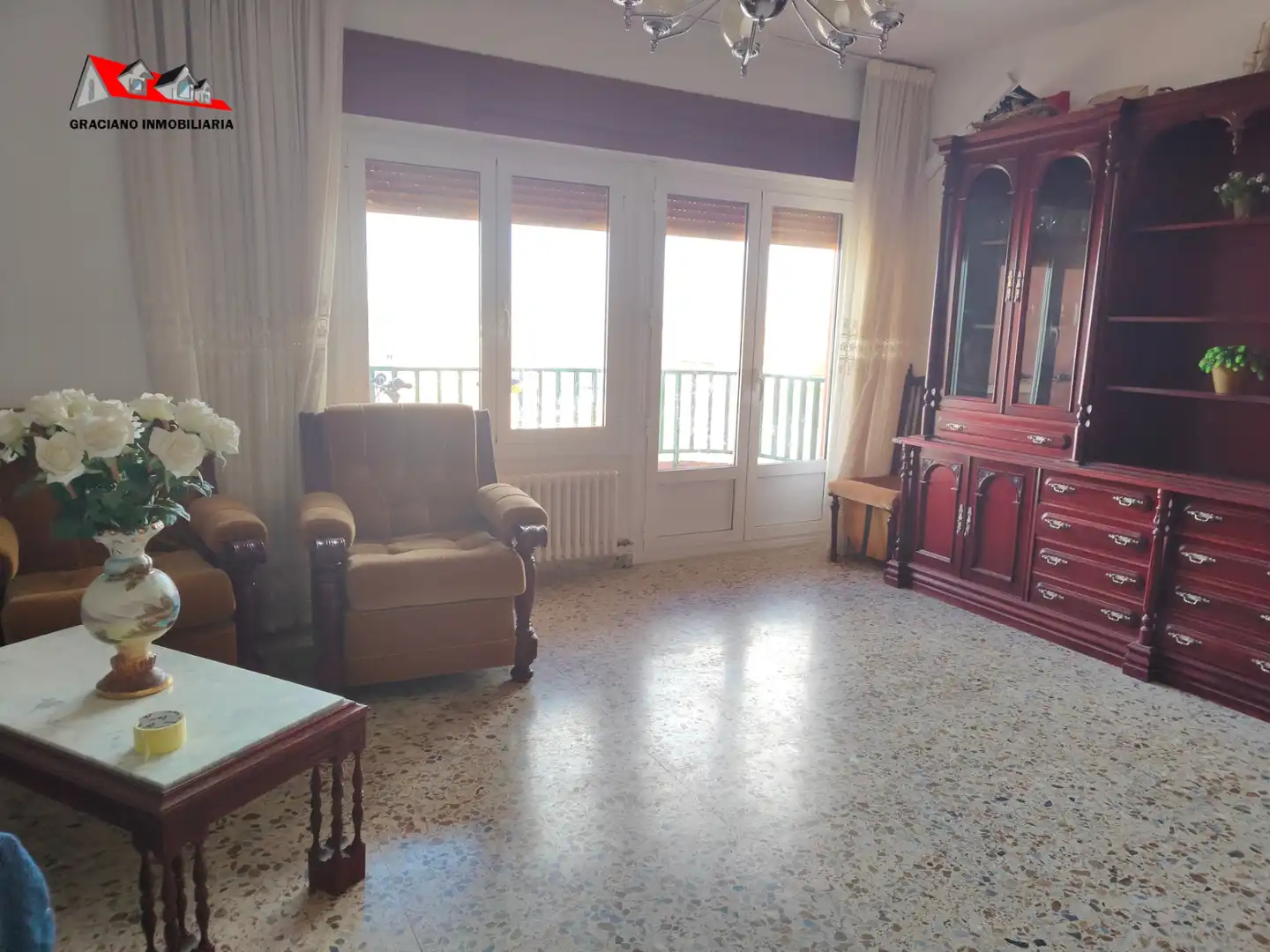 Sala d'estar de Pis en venda en Albacete amb Aire condicionat, Calefacció i Terrassa