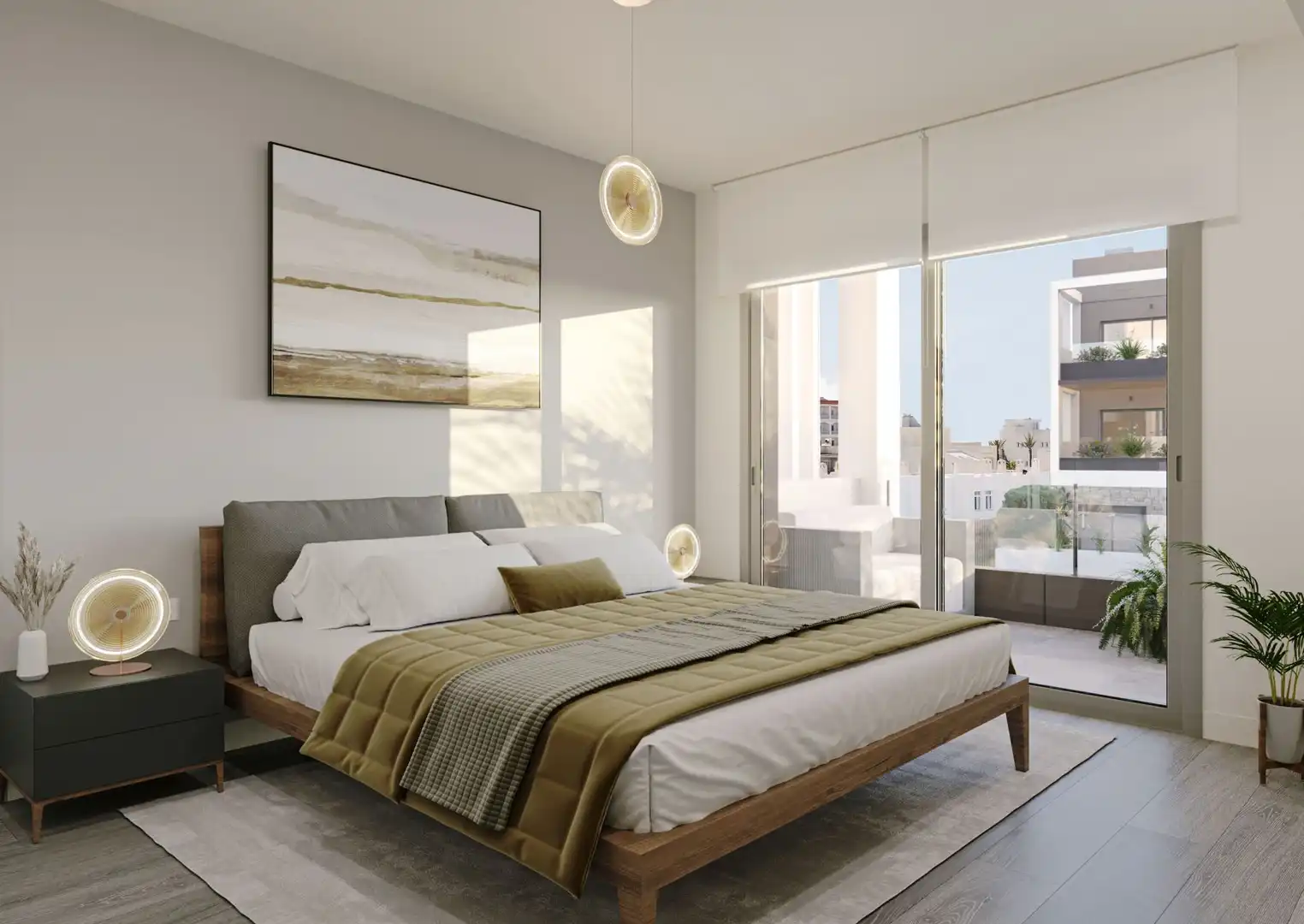 Dormitori de Apartament en venda en Ses Salines amb Aire condicionat, Calefacció i Terrassa