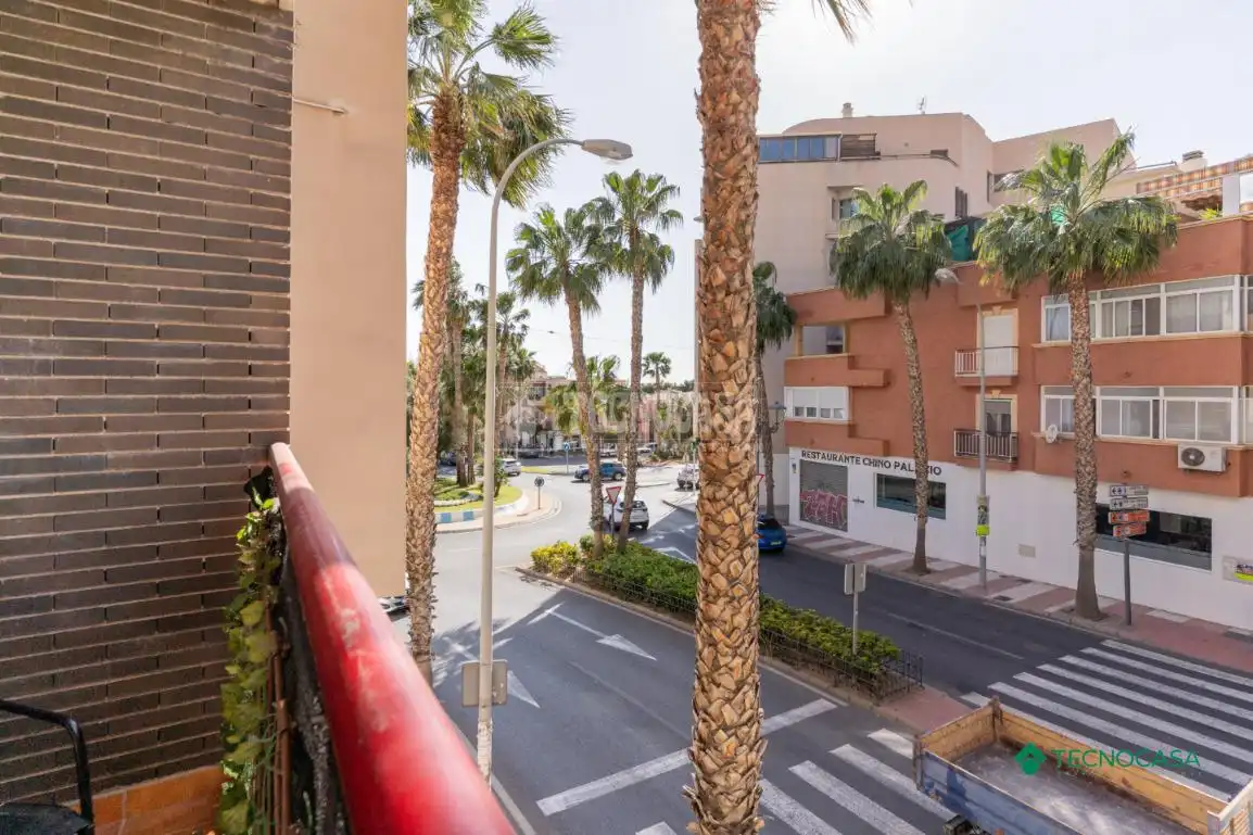 Exterior view of Flat for sale in Roquetas de Mar  with Furnished and Balcony