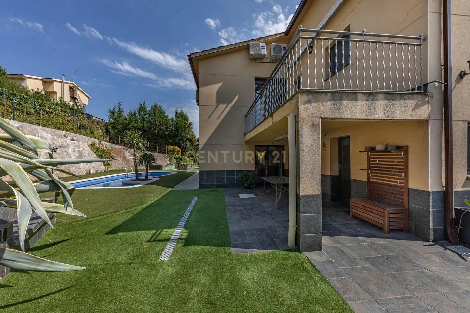 Terrassa de Casa o xalet en venda en Lliçà d'Amunt amb Aire condicionat, Piscina i Alarma