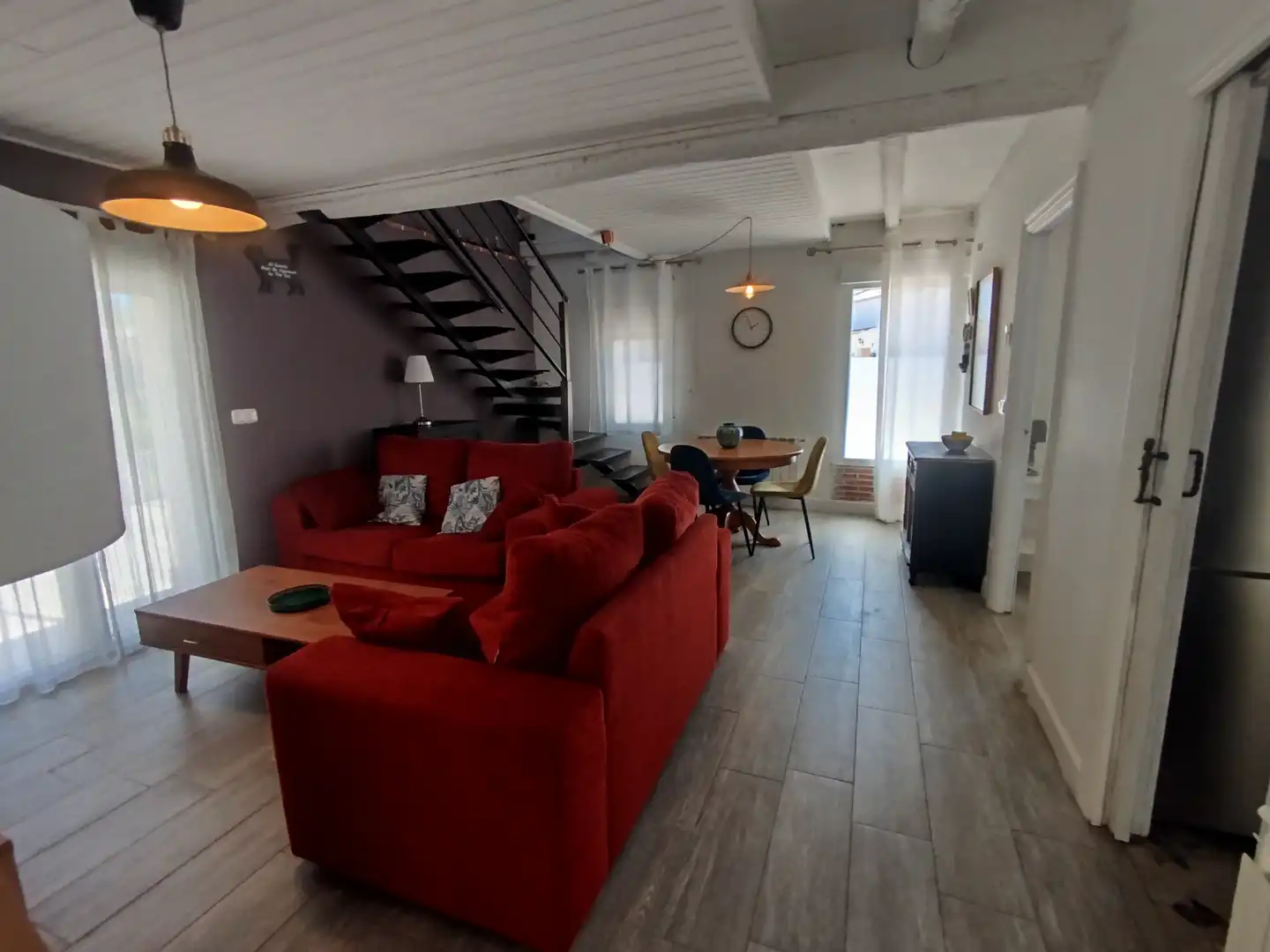 Sala de estar de Casa o chalet en venta en Cogeces de Íscar con Calefacción, Jardín privado y Terraza