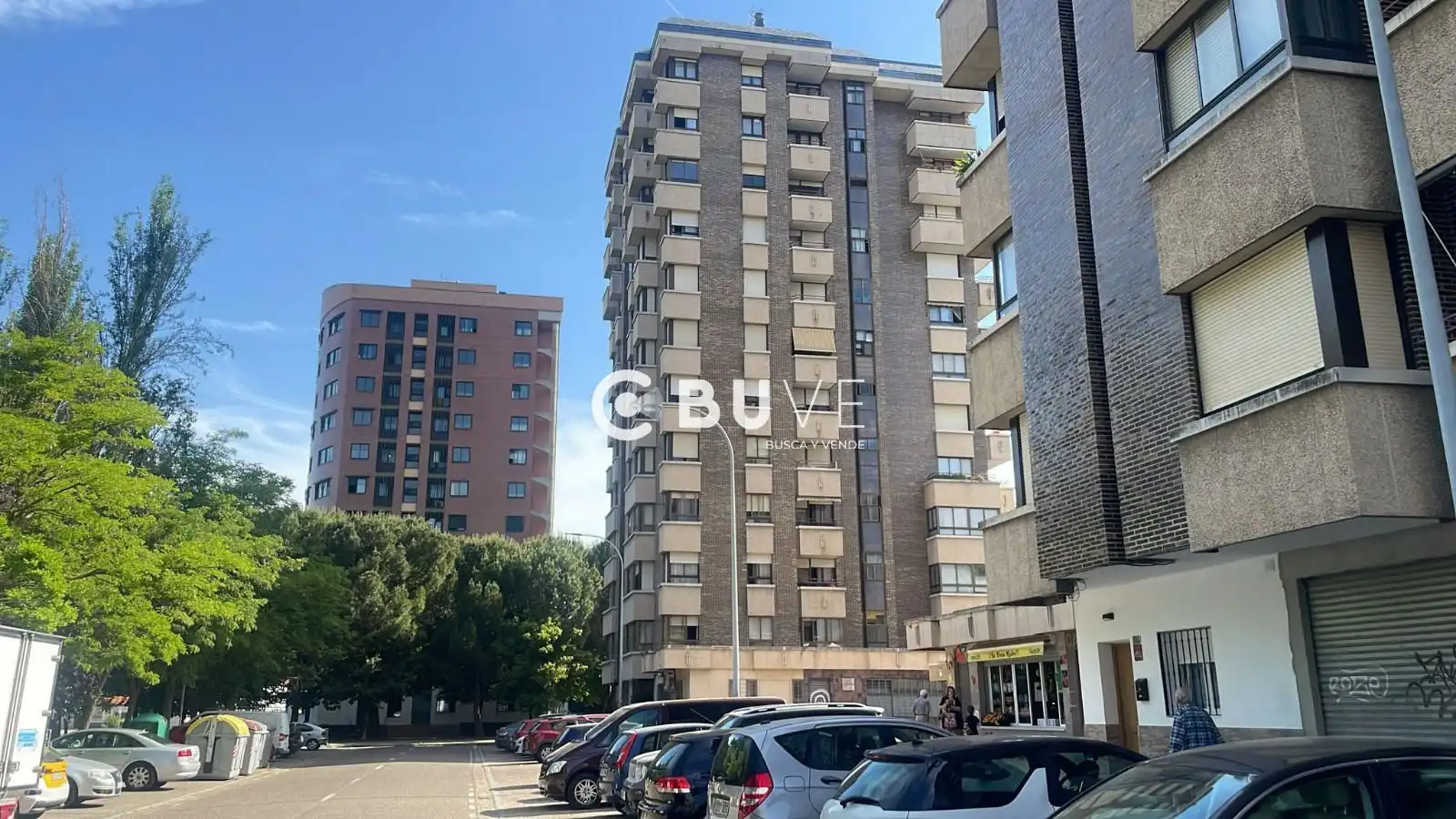 Vista exterior de Piso de alquiler en Valladolid con Calefacción, Terraza y Amueblado