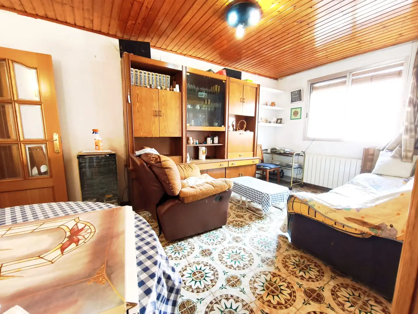 Sala de estar de Ático en venta en Barcelona con Aire acondicionado, Calefacción y Terraza