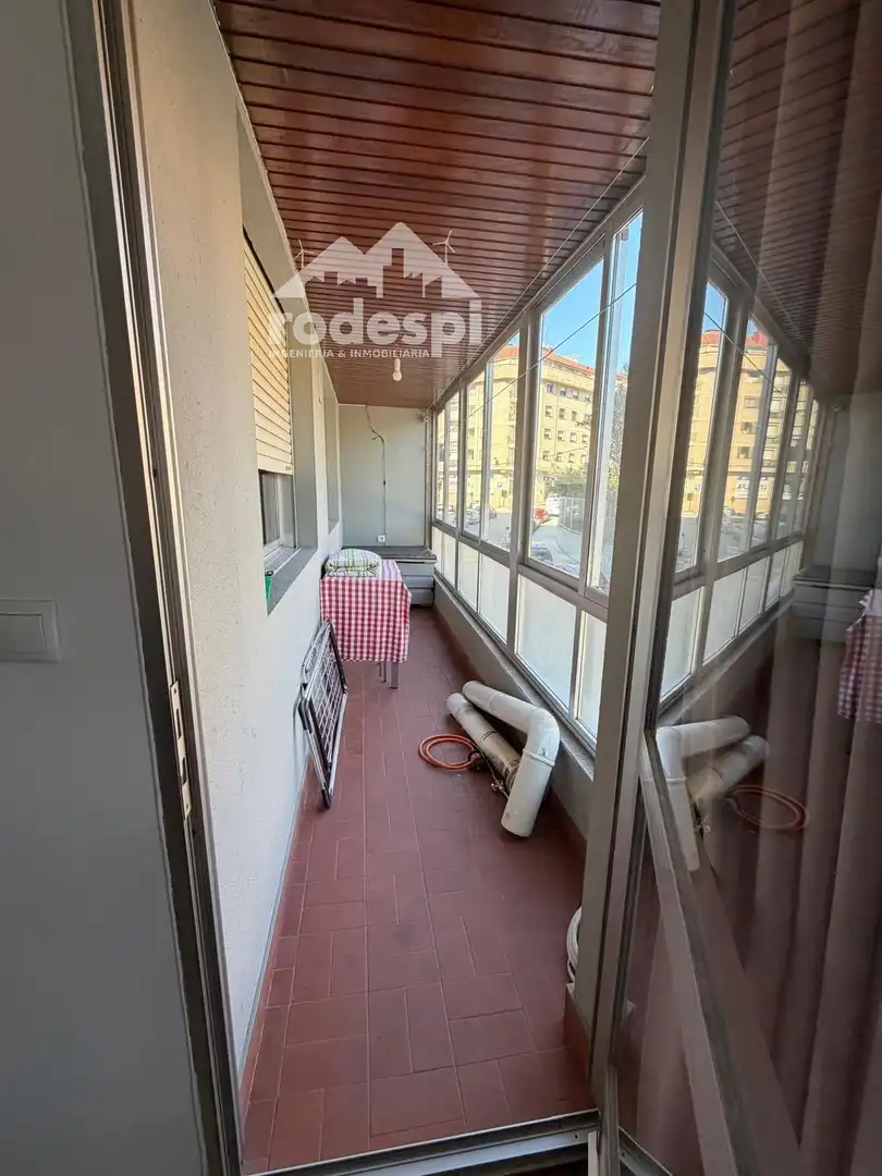 Terrasse von Wohnung zur Miete in Ponteareas mit Heizung, Terrasse und Möbliert