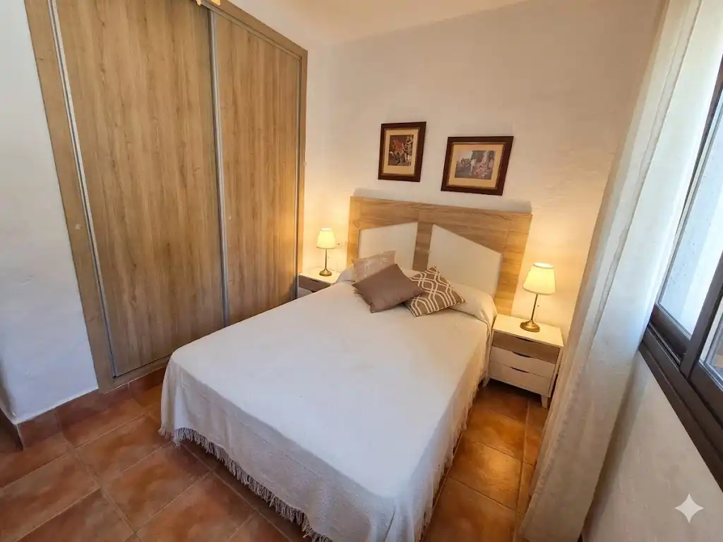 Dormitori de Casa o xalet de lloguer en Conil de la Frontera amb Aire condicionat, Jardí privat i Piscina