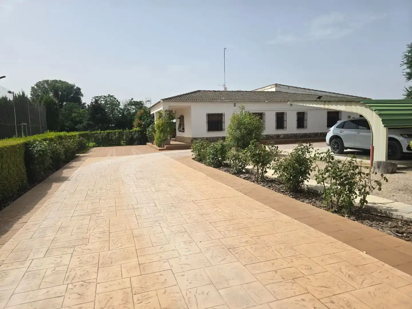 Vista exterior de Casa o chalet en venta en  Albacete Capital con Aire acondicionado y Piscina