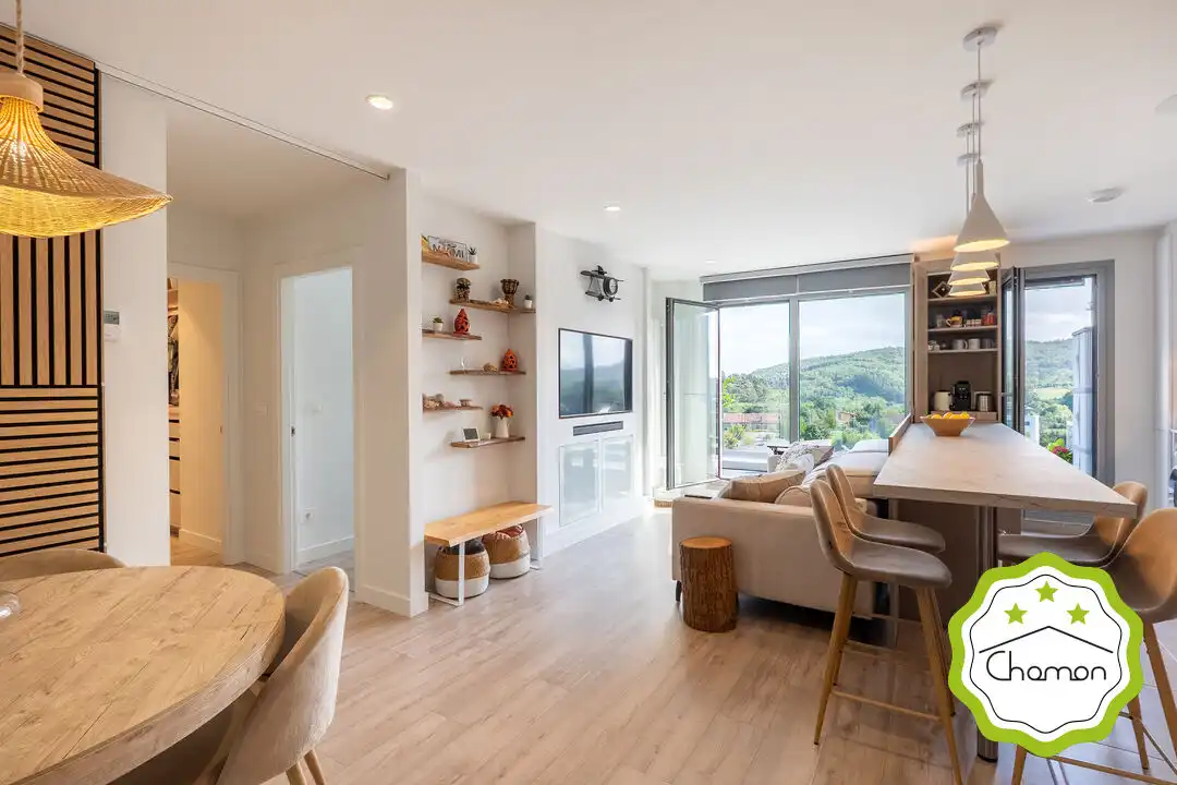 Sala de estar de Ático en venta en Urduliz con Calefacción, Terraza y Trastero