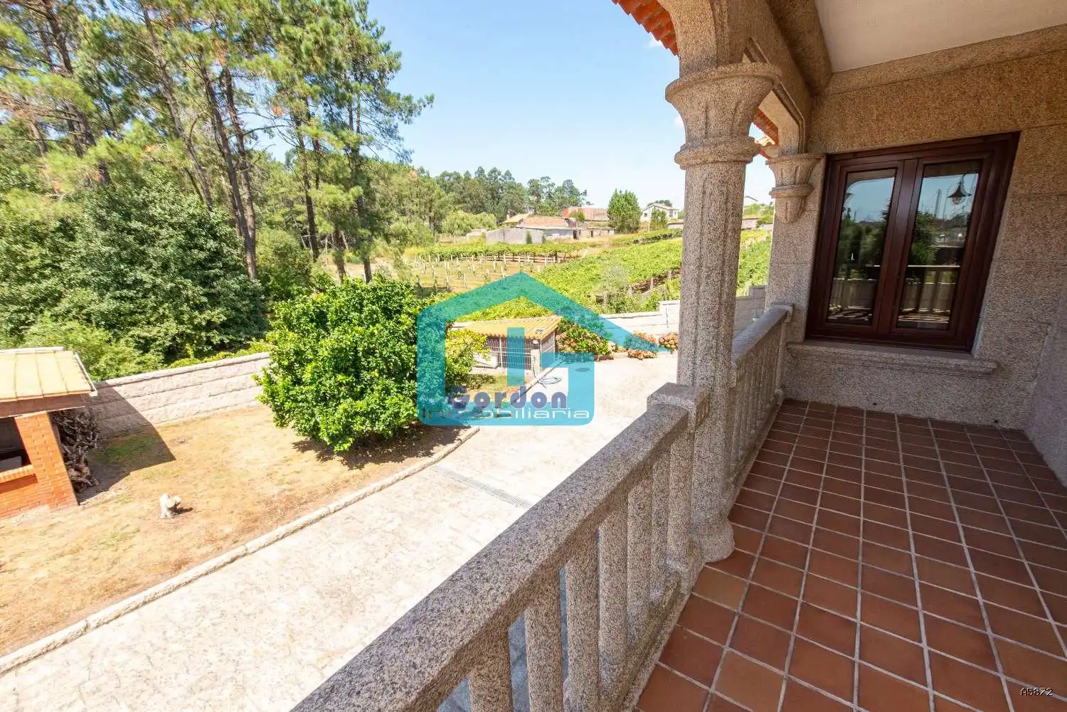 Terrassa de Casa o xalet en venda en Meaño amb Calefacció, Parquet i Terrassa