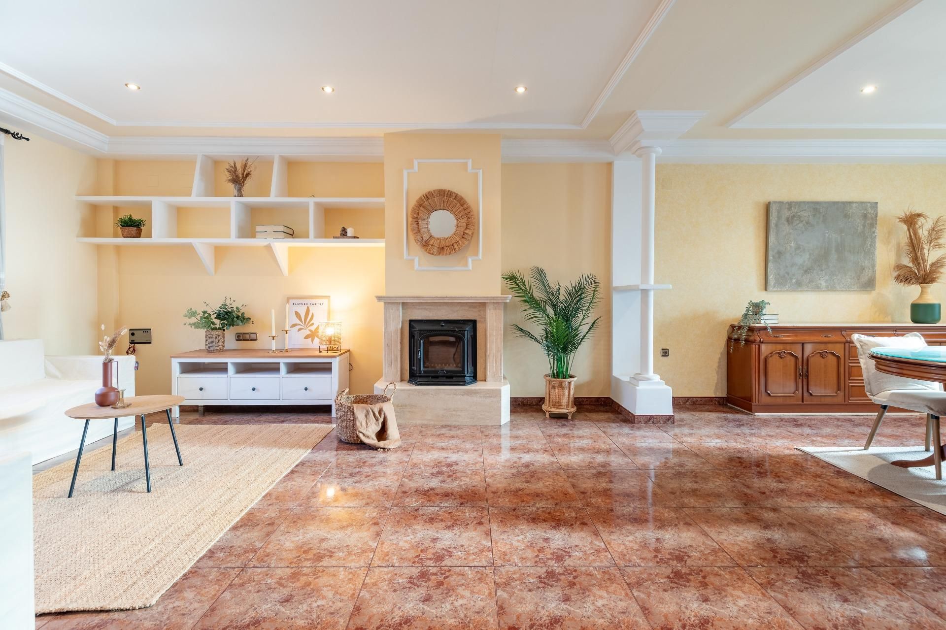 Living room of Single-family semi-detached for sale in Canals  with Air Conditioner, Private garden and Terrace