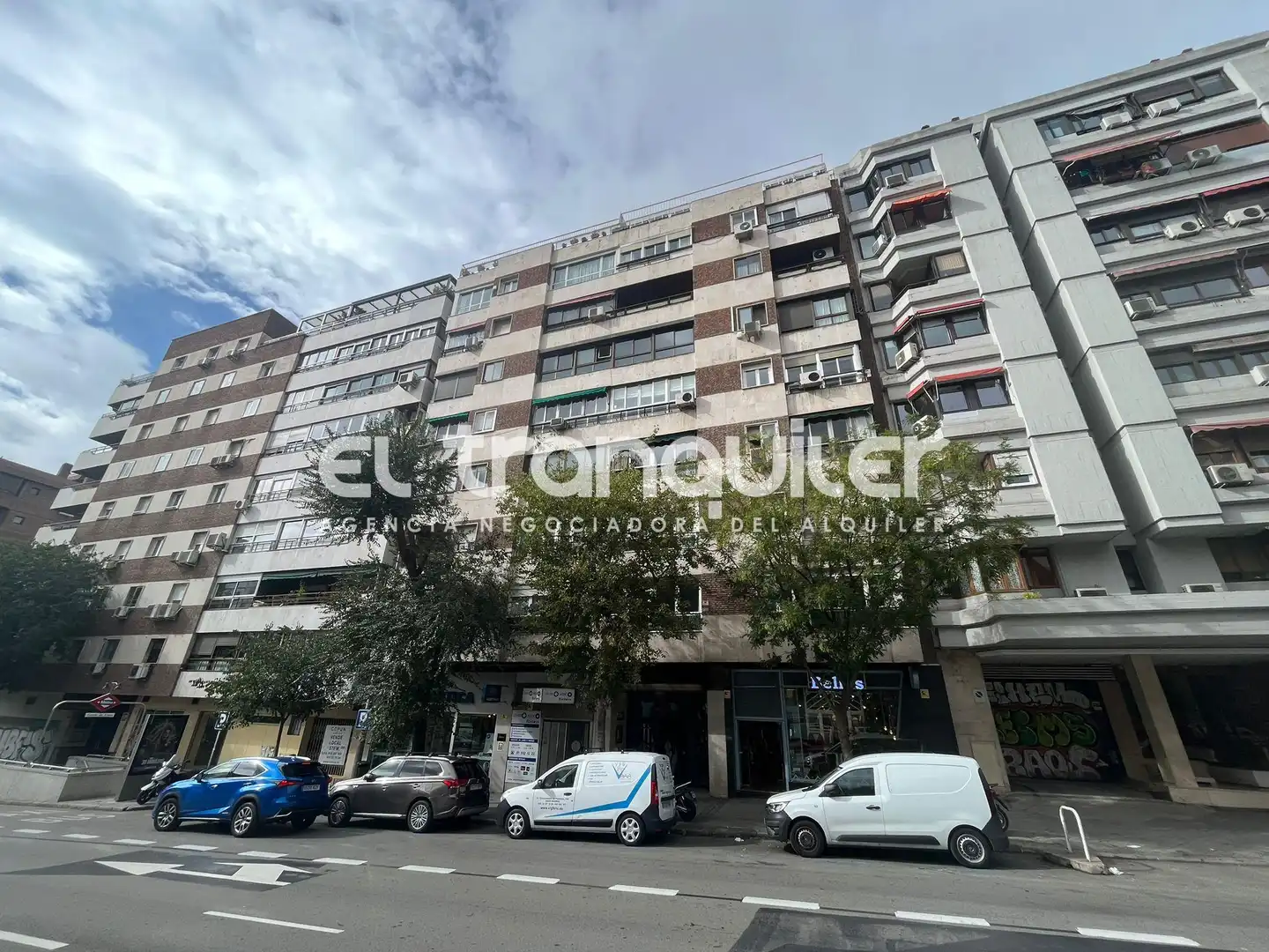 Vista exterior de Pis de lloguer en Madrid amb Aire condicionat, Parquet i Terrassa