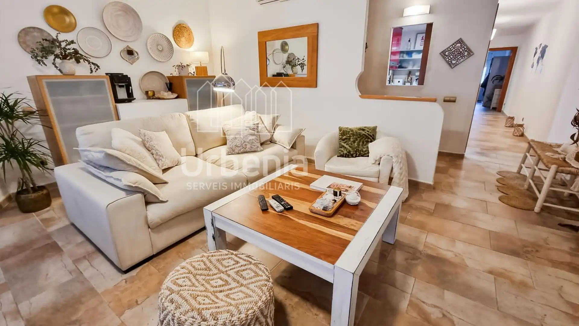 Living room of Flat for sale in Mataró  with Air Conditioner and Heating