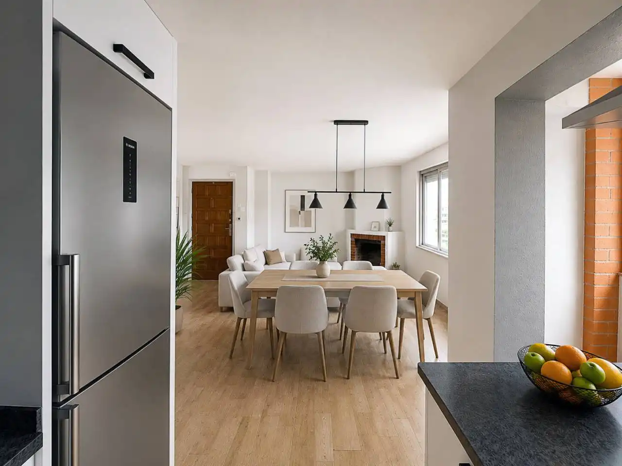 Dining room of Flat for sale in Sant Celoni  with Parquet flooring and Balcony
