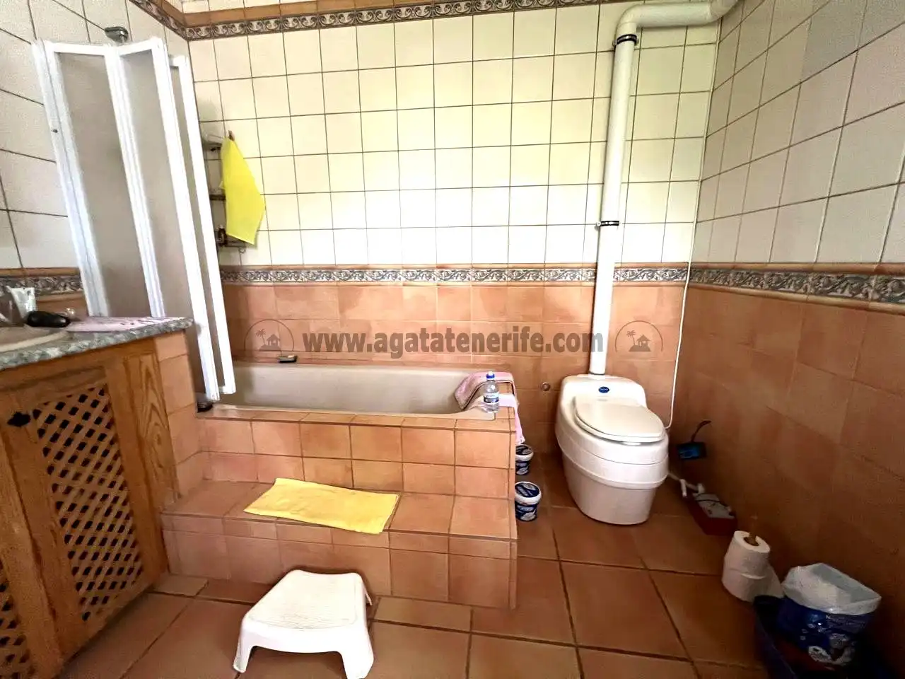 Baño de Finca rústica en venta en Vallehermoso con Aire acondicionado, Calefacción y Jardín privado