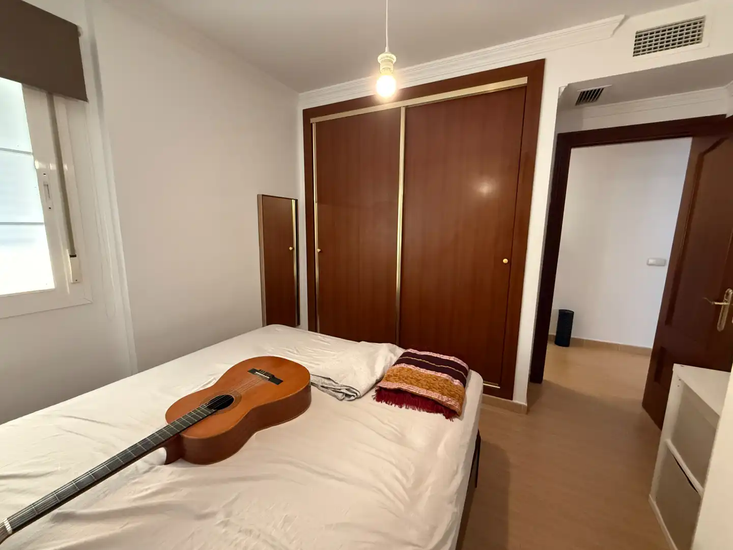 Bedroom of Flat for rent in Cártama  with Air Conditioner, Furnished and Balcony