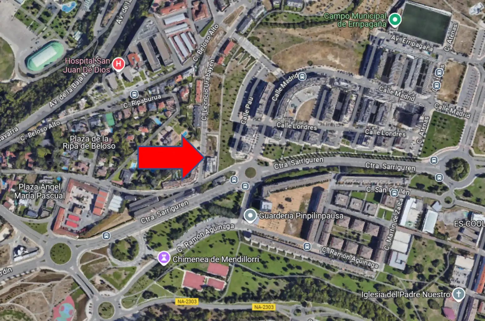 Einfamilien-Reihenhaus zum Verkauf in Pamplona-Iruña - Calle Leoncio Urabayen, Beloso