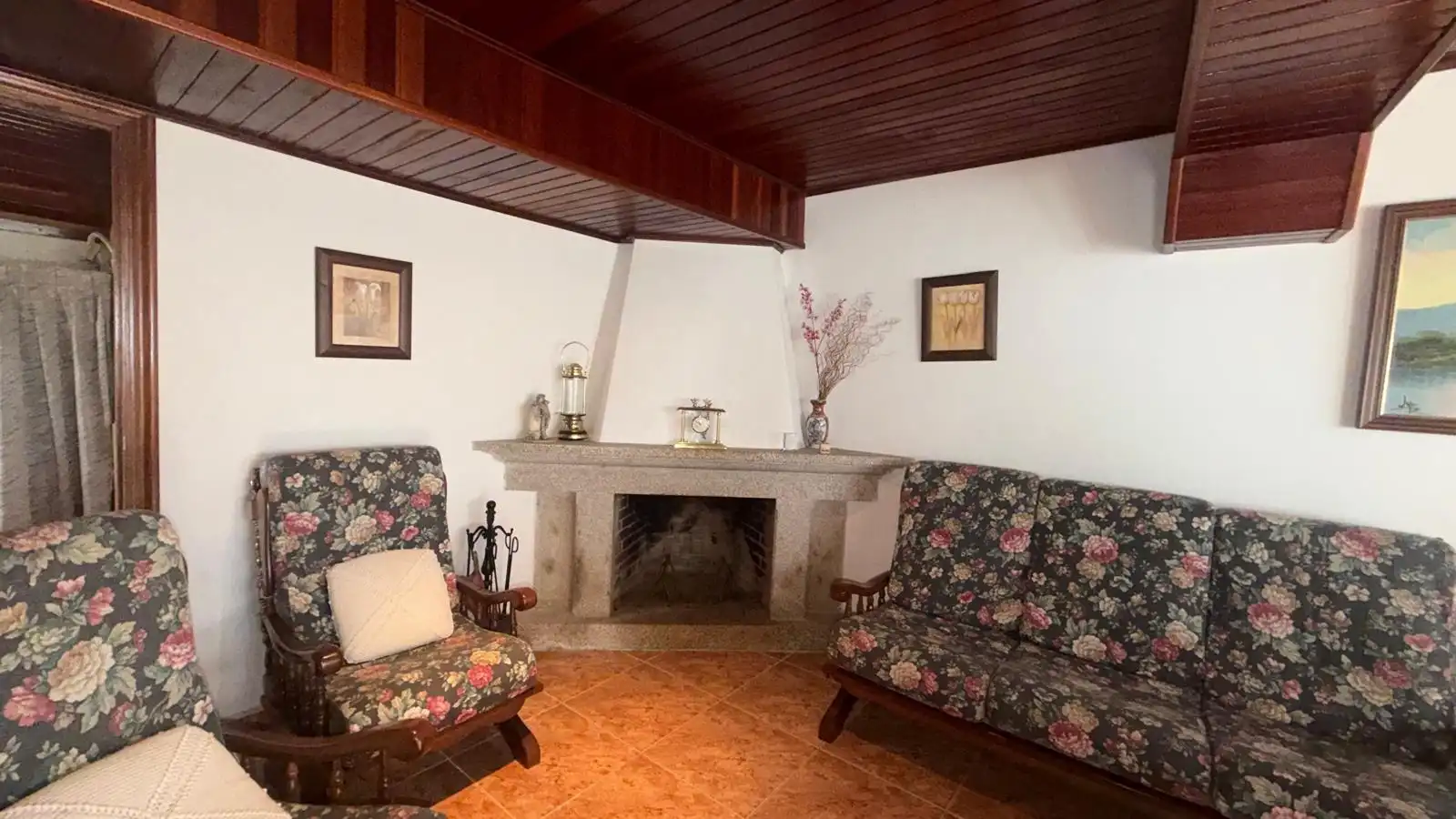 Sala d'estar de Casa o xalet de lloguer en Trasmiras amb Calefacció, Moblat i Balcó